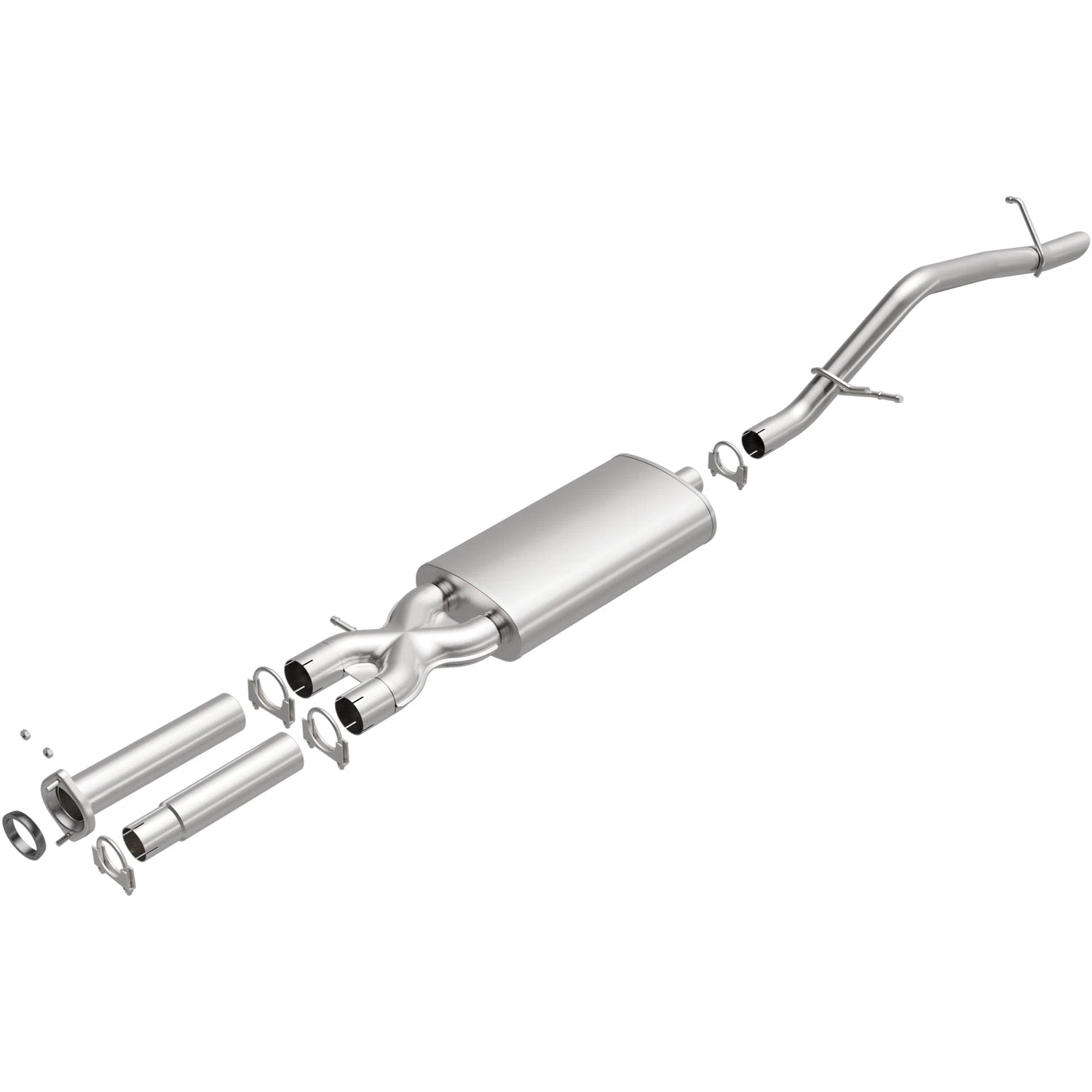 2003-2006 Hummer H2 Direct-Fit Replacement Exhaust System 106-0538